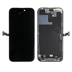 Repuesto Repuesto para el conjunto de
  digitalizador de pantalla OLED del iPhone 14 - Negro