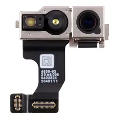 Repuesto Panel trasero de cristal de
  repuesto para iPhone 16 Plus - Negro
