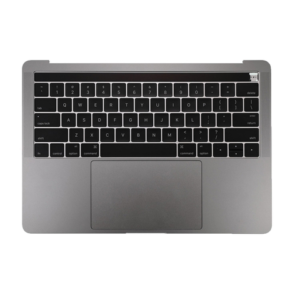 Repuesto Carcasa superior gris espacial
  (inglés británico) para MacBook Pro 13" Touch A1706 (finales de
  2016-mediados de 2017)