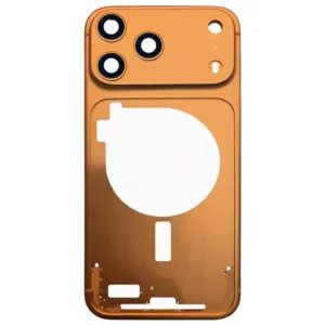 Repuesto Marco central de repuesto para
  iPhone 17 Pro Max - Naranja Cósmico