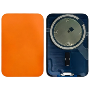 Repuesto Repuesto
  de cristal trasero para batería de iPhone 17 Pro con imán MagSafe - Naranja
  Cósmico